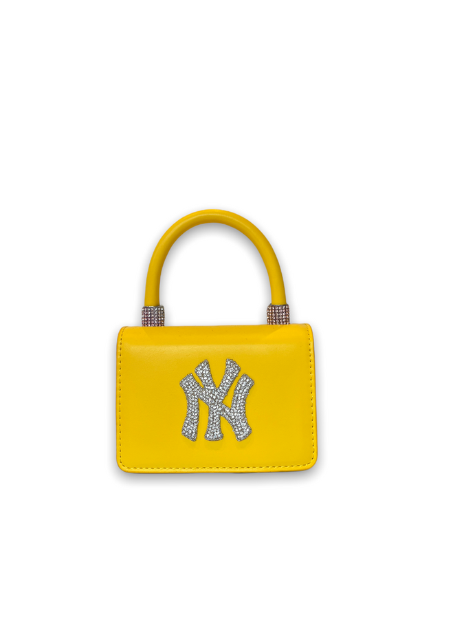 Thirteen Crosby Yellow Rhinestone Bag