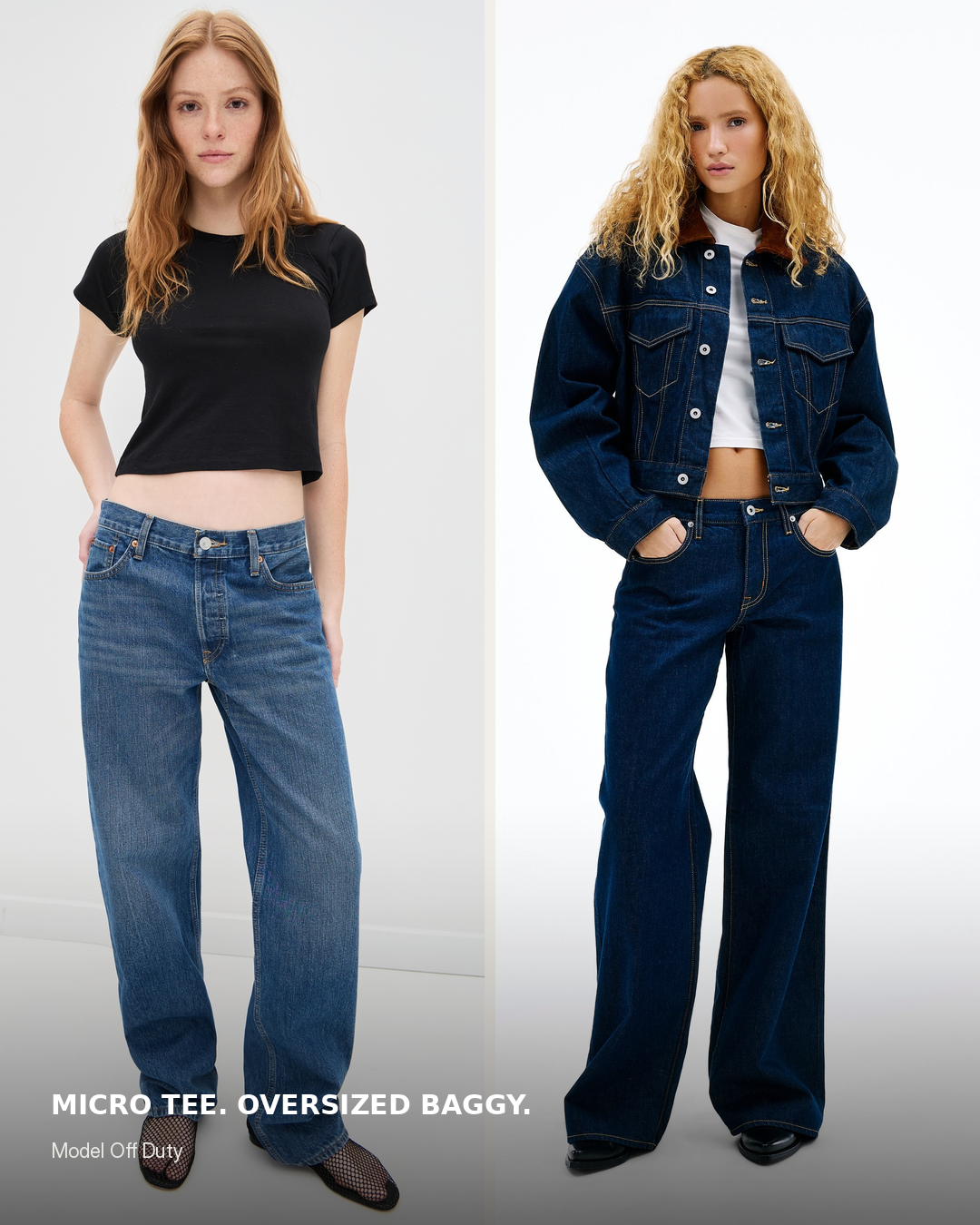 Micro Tee. Oversized Baggy. — Model Off Duty